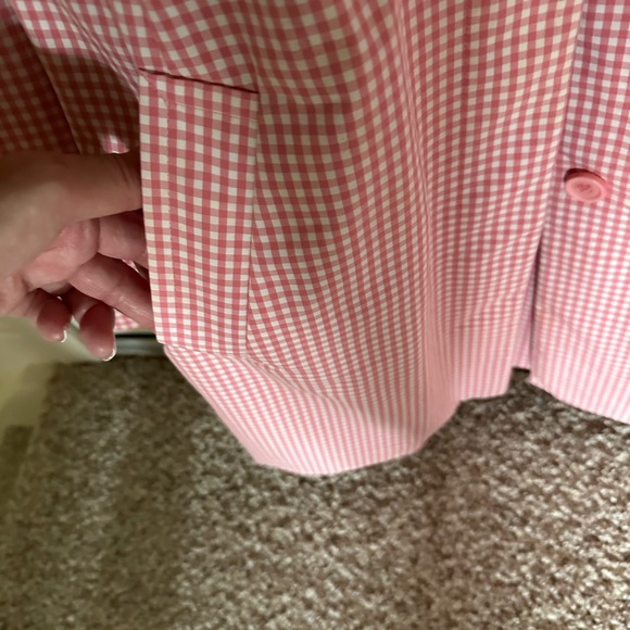 Loft pink spring jacket.  Dry cleaned - size LP. - Picture 4 of 4